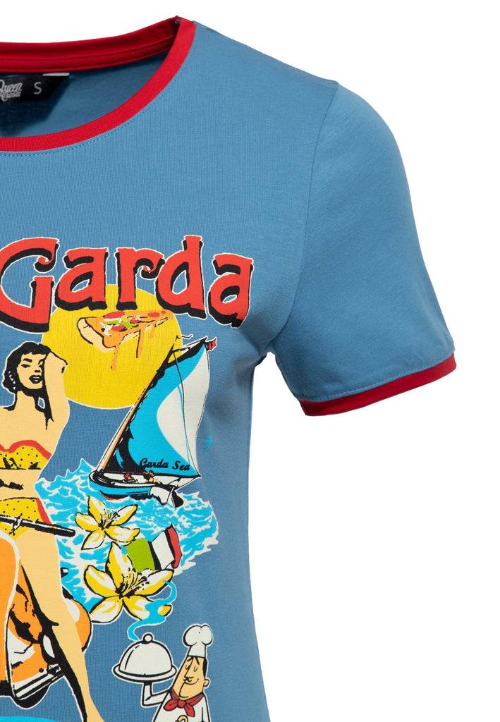 Queen Kerosin Ringer T-Shirt «Lago di Garda» Blitzverkäufe