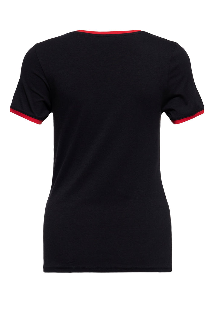 Queen Kerosin Ringer T-Shirt «Real Romance» Kostenloser Versand