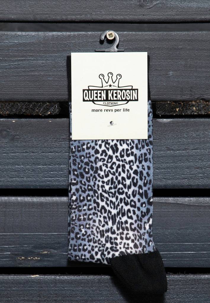 Queen Kerosin Socken «Snow Leopard» Online Shopping