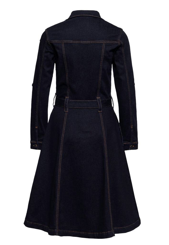 Queen Kerosin Workwear Swing Kleid Black Friday