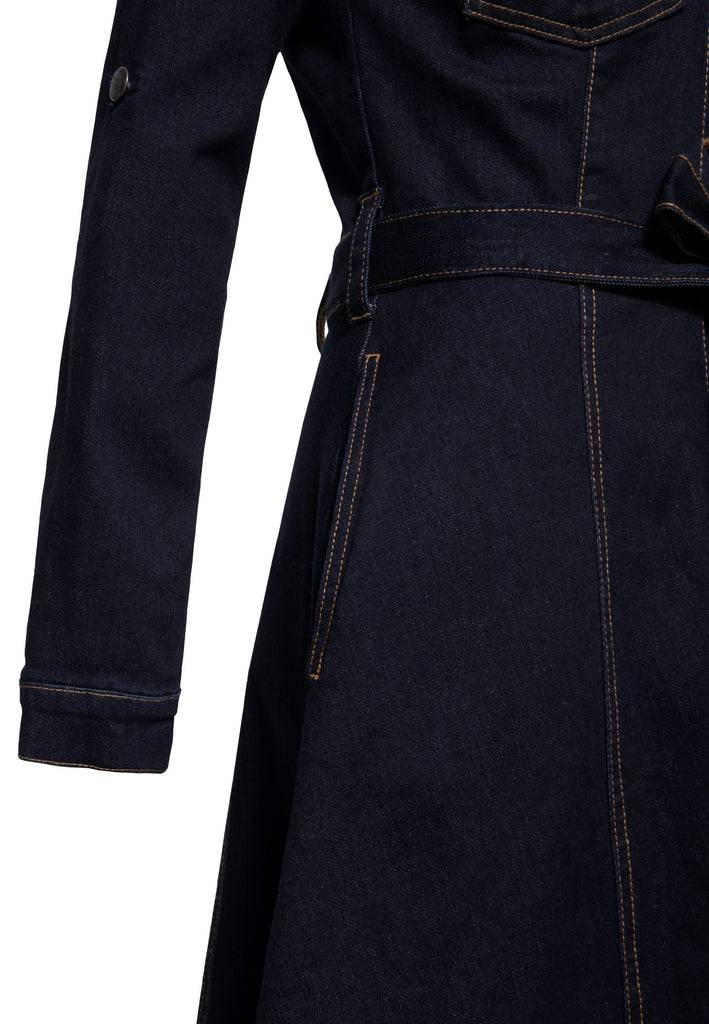 Queen Kerosin Workwear Swing Kleid Black Friday