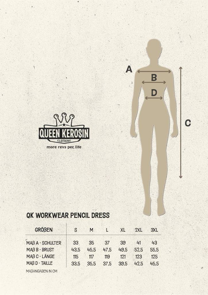 Queen Kerosin Workwear Bleistiftkleid Cyber Monday