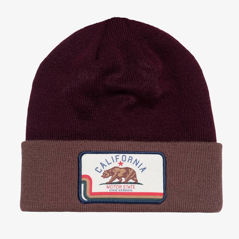 Queen Kerosin Stickmütze «California Motor State» Lagerräumung