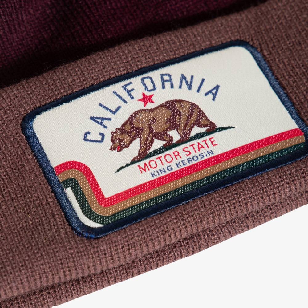 Queen Kerosin Stickmütze «California Motor State» Lagerräumung