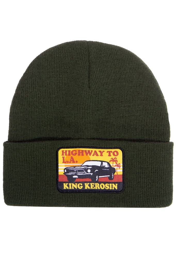 Queen Kerosin Strickmütze «Highway to LA» Saisonale Angebote