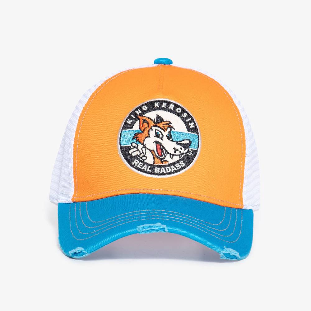 Queen Kerosin Trucker Cap «Real Badass» Kostenlose Rückgabe