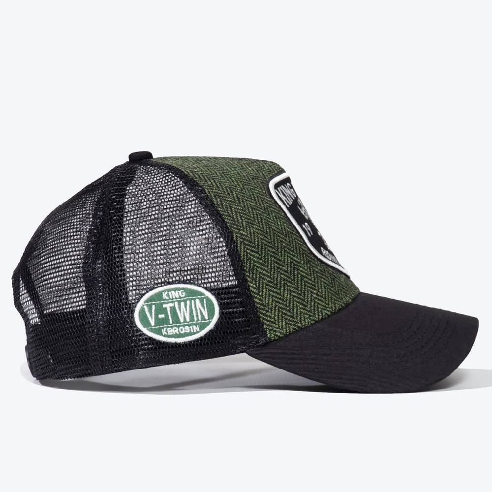 Queen Kerosin Trucker Cap «Riding Association» Bis zu 60% Rabatt