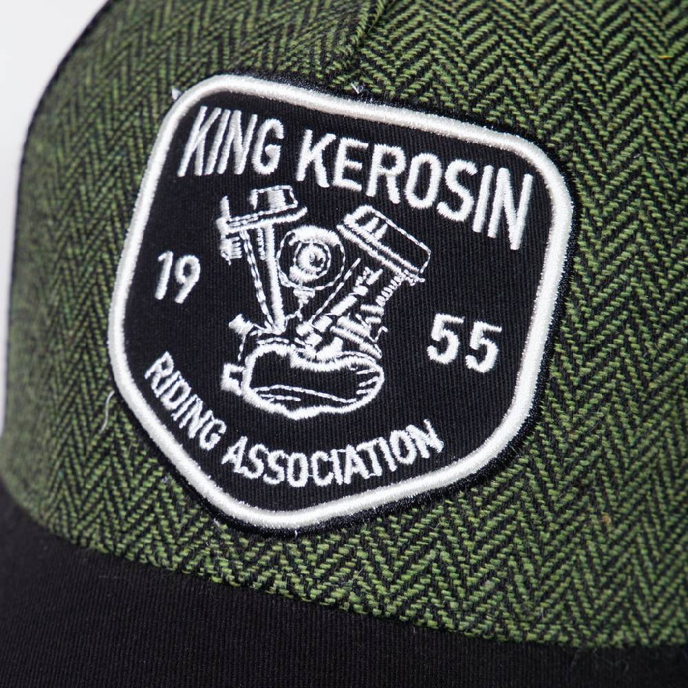 Queen Kerosin Trucker Cap «Riding Association» Bis zu 60% Rabatt