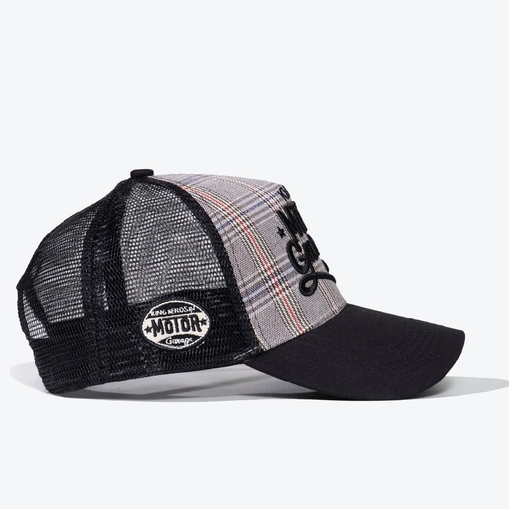 Queen Kerosin Trucker Cap «Motor Garage» Sonderangebot der Fabrik