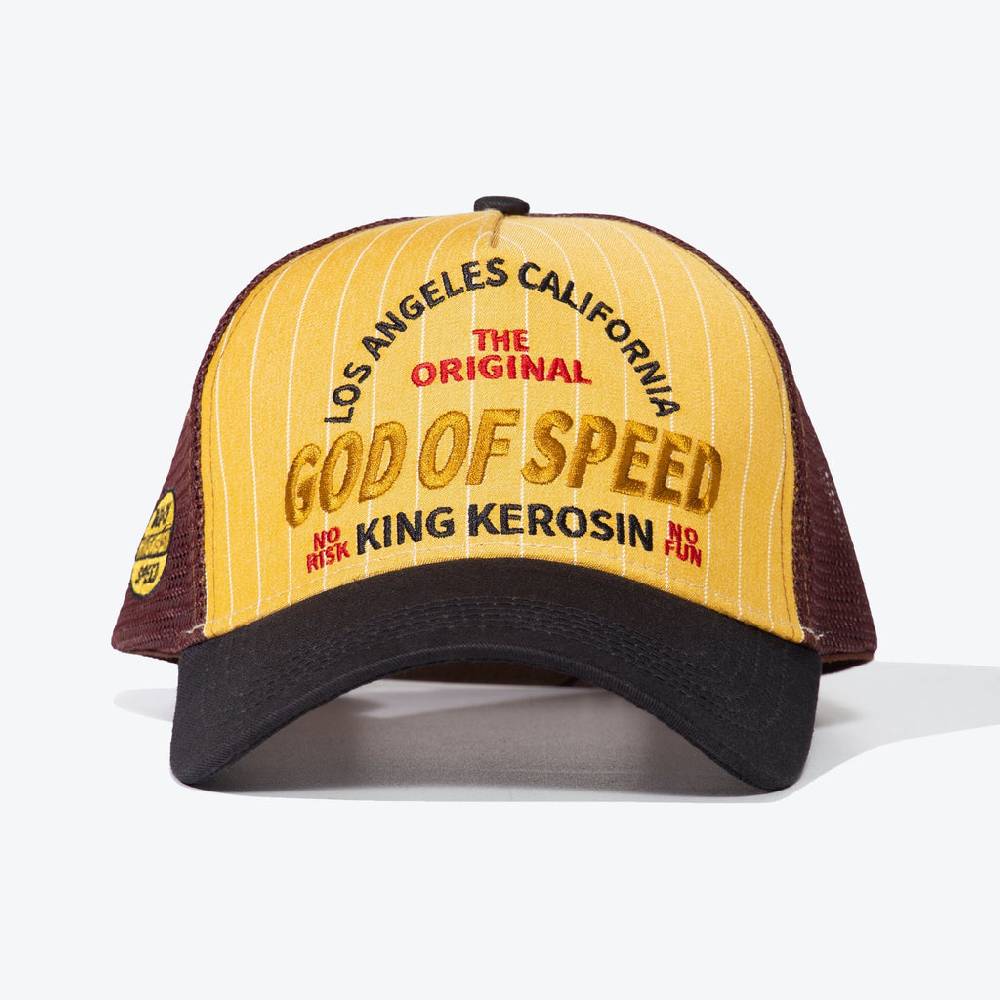 Queen Kerosin Trucker Cap «God Of Speed» Bis zu 55% Rabatt