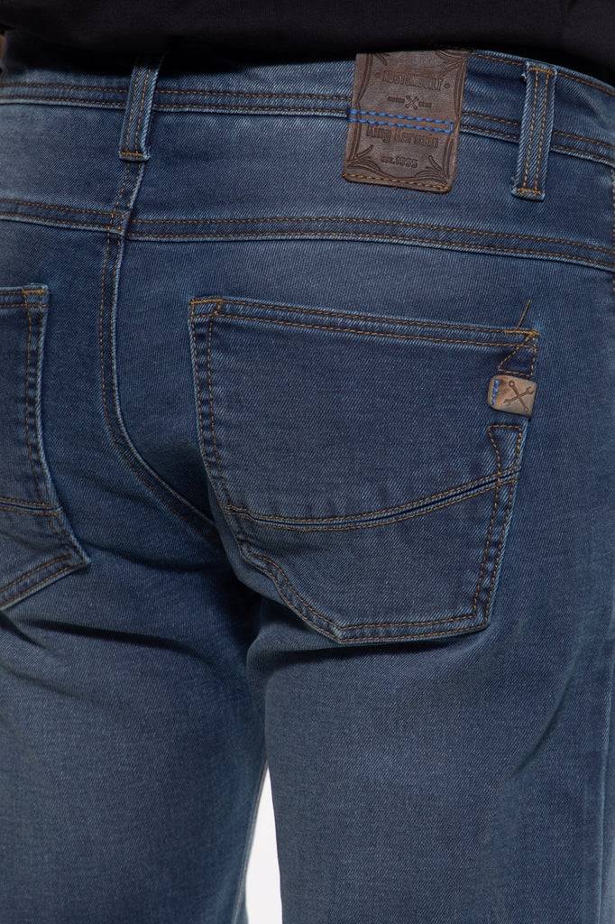 Queen Kerosin Motorradjeans «Kustombuilt - Motor Gear» Riesige Rabatte