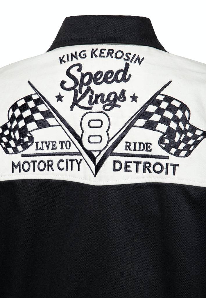 Queen Kerosin Gabardine Jacke «Speed King» Fabrikladen
