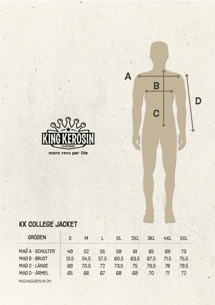 Queen Kerosin College Sweatjacke «KK» Im Verkauf