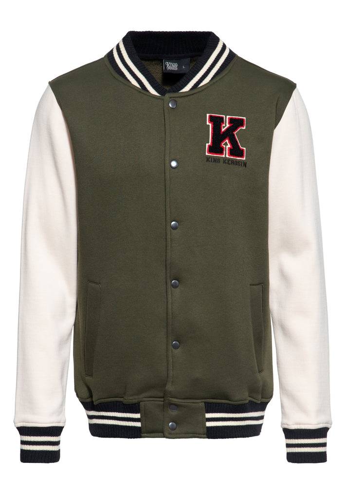 Queen Kerosin College Sweatjacke «KK» Im Verkauf