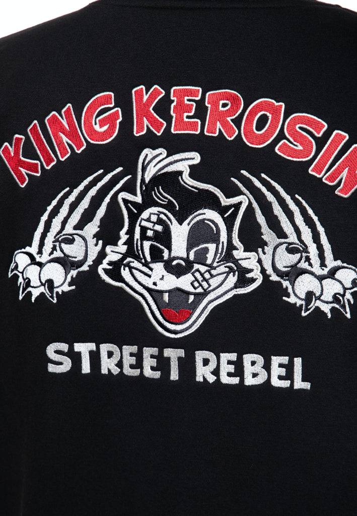 Queen Kerosin College Sweatjacke «Street Rebel» zollfrei