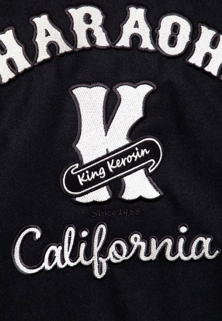 Queen Kerosin College Leder Jacke «Pharaos» Rabatte dieses Monats
