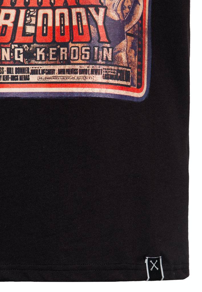 Queen Kerosin T-Shirt Lucki Maurer «Raw & Bloody» Fabrikverkauf