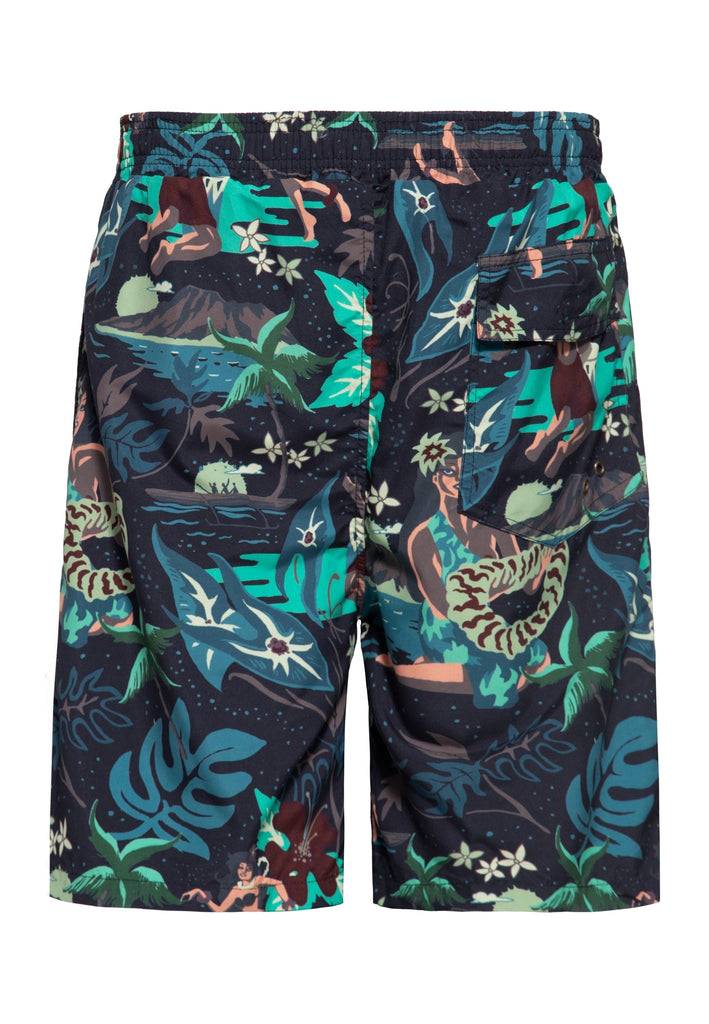 Queen Kerosin Badeshorts «Tropical Hulla Hou» Online Shopping