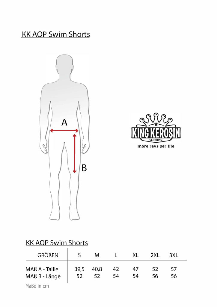 Queen Kerosin Designer-Badeshorts «Sailor» Saisonschlussverkauf