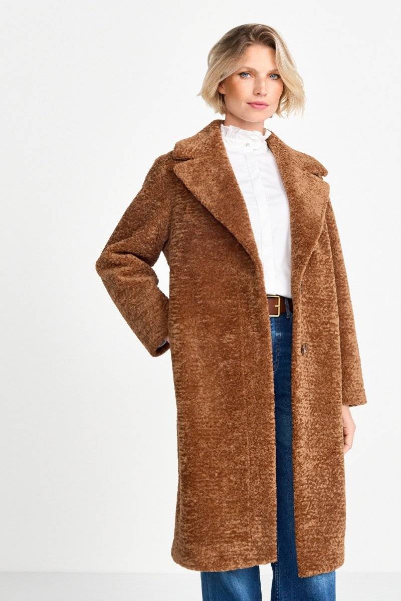 Eich & Royal Teddy-Mantel mit Reverskragen Zeitbegrenzte Promotion
