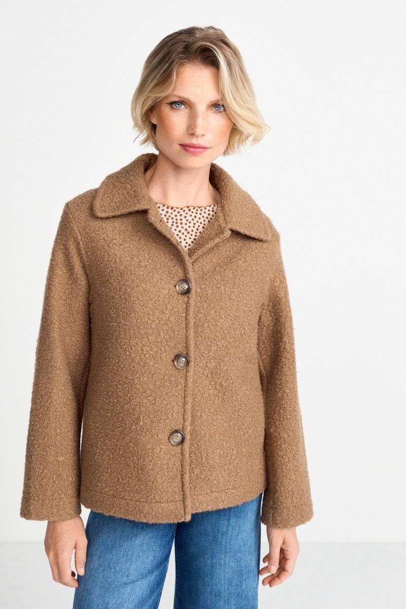Eich & Royal Jacke mit breitem Umlegekragen Nur für heute