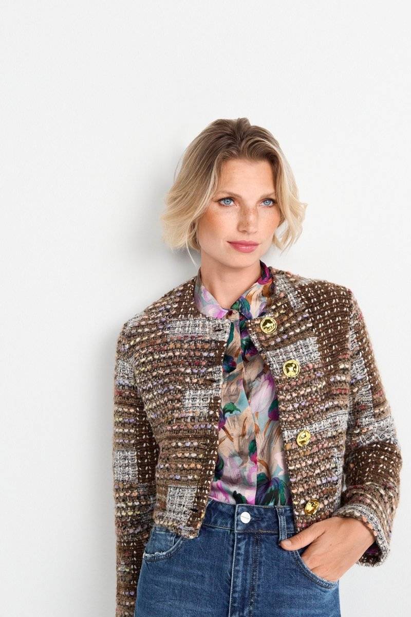 Eich & Royal Kurze Bouclé-Jacke Clearance-Verkauf
