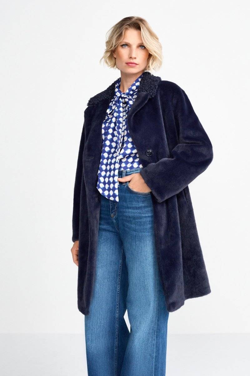 Eich & Royal Mantel aus weichem Fake Fur Rabatte dieses Monats