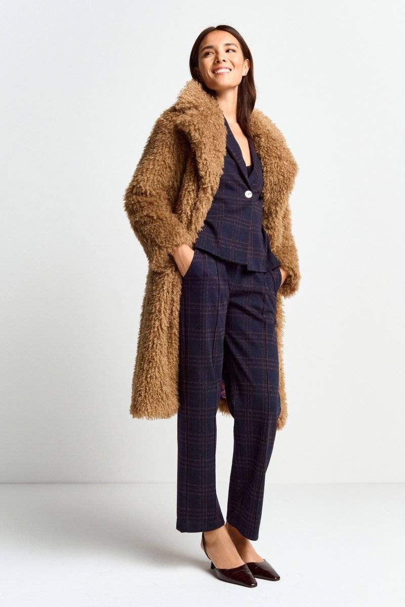 Eich & Royal Oversized-Mantel aus Kustfell Günstig kaufen