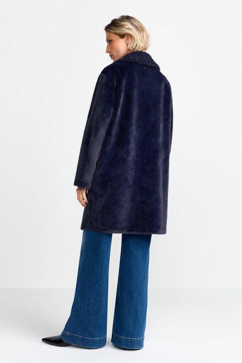 Eich & Royal Mantel aus weichem Fake Fur Großer Ausverkauf