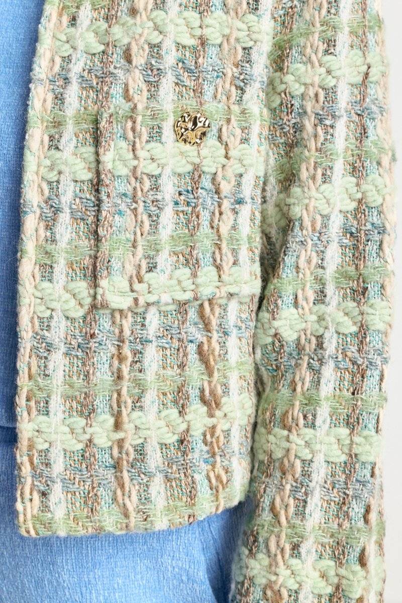 Eich & Royal Bouclé-Jacke mit Rundhalsausschnitt Muttertagsangebot