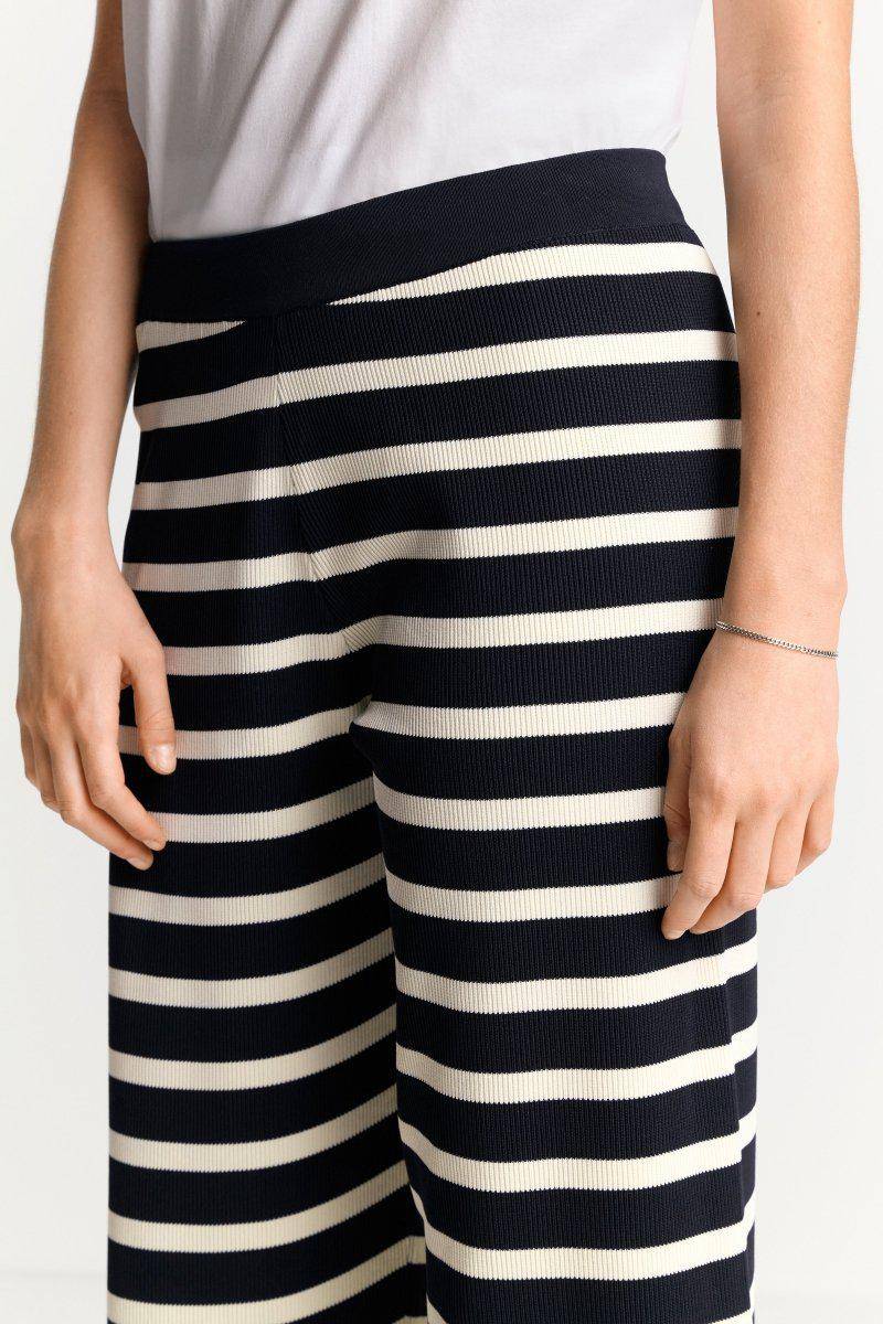 Eich & Royal Gestreifte Strick-Culotte Tiefpreis