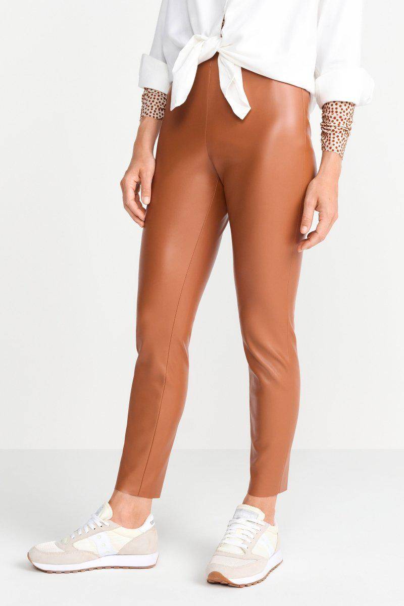 Eich & Royal Knöchellange Kunstleder-Leggings Letzter Tag
