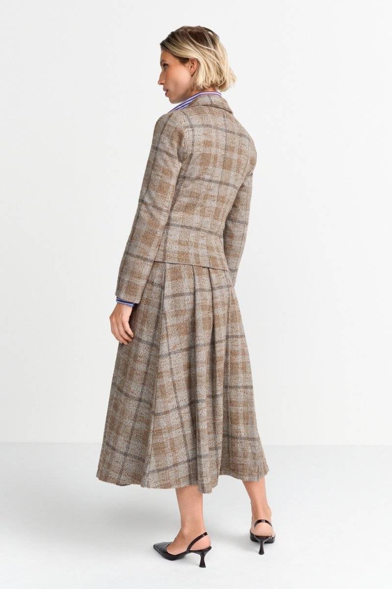 Eich & Royal Taillierter Blazer mit Karomuster Im Verkauf