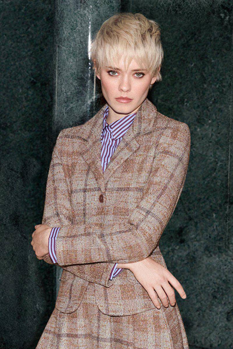 Eich & Royal Taillierter Blazer mit Karomuster Im Verkauf