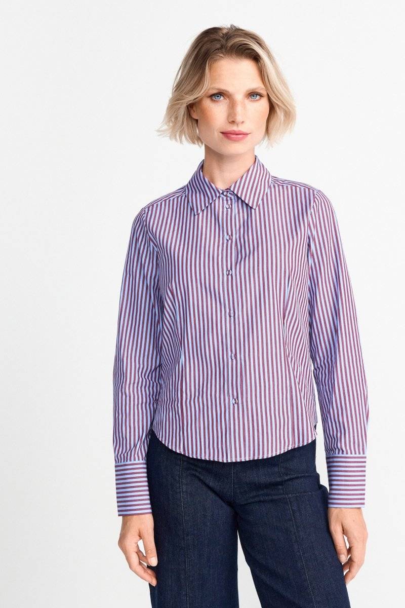 Eich & Royal Gestreifte Hemdbluse Saisonschlussverkauf
