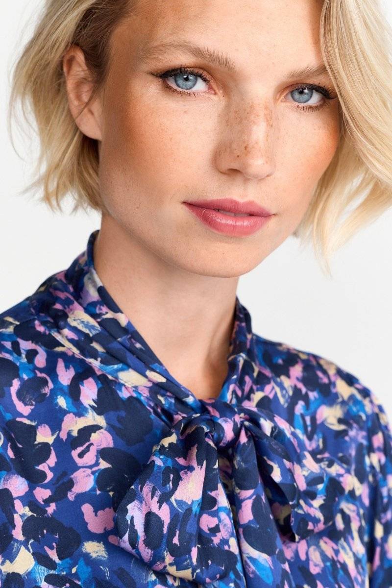 Eich & Royal Schluppenbluse mit Leo-Print Cyber Monday
