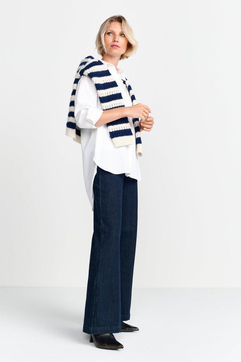 Eich & Royal Weiße Oversize-Bluse Weihnachtsangebot