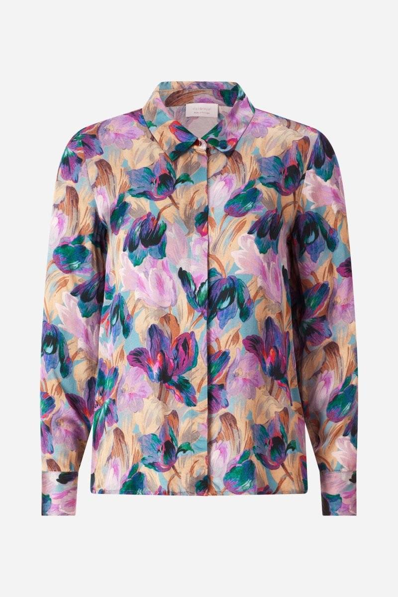 Eich & Royal Hemdkragenbluse mit Blumenprint Vatertagsangebot