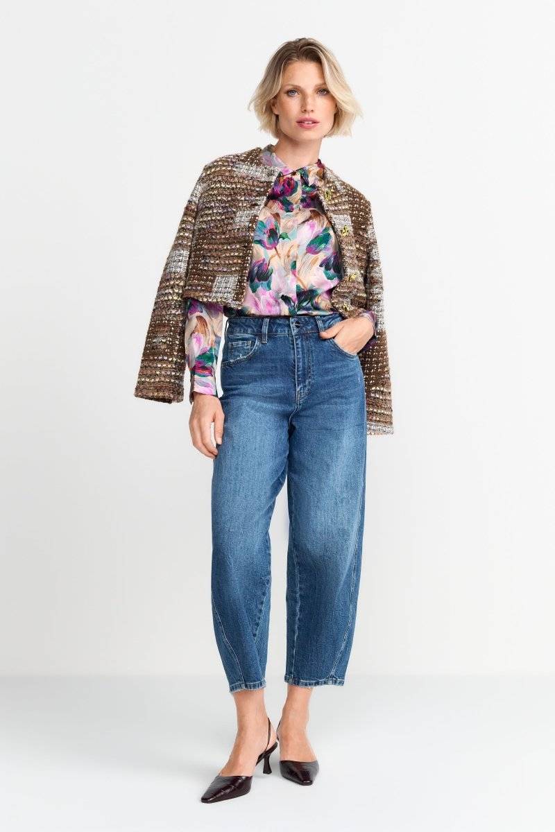 Eich & Royal Hemdkragenbluse mit Blumenprint Vatertagsangebot