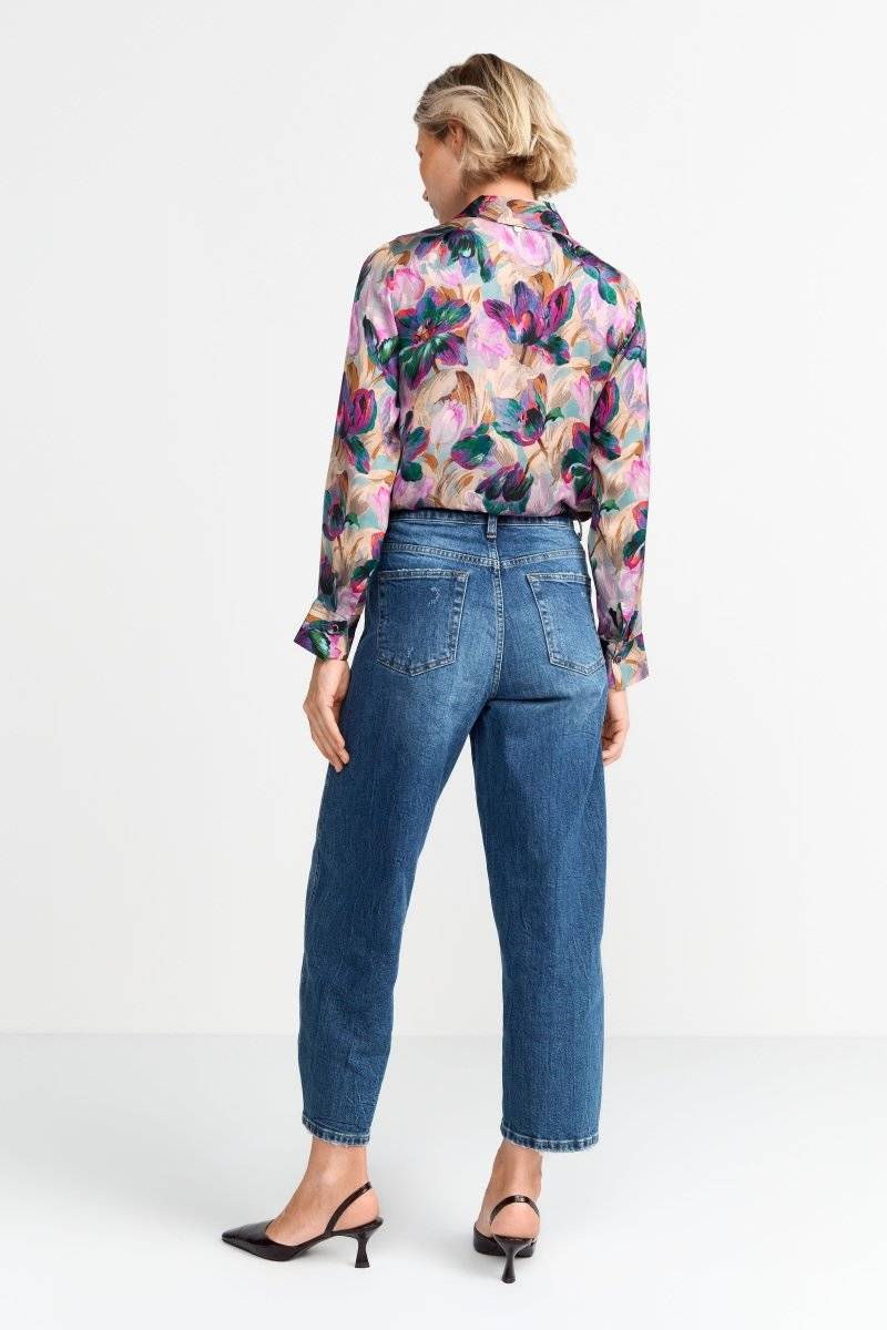 Eich & Royal Hemdkragenbluse mit Blumenprint Vatertagsangebot