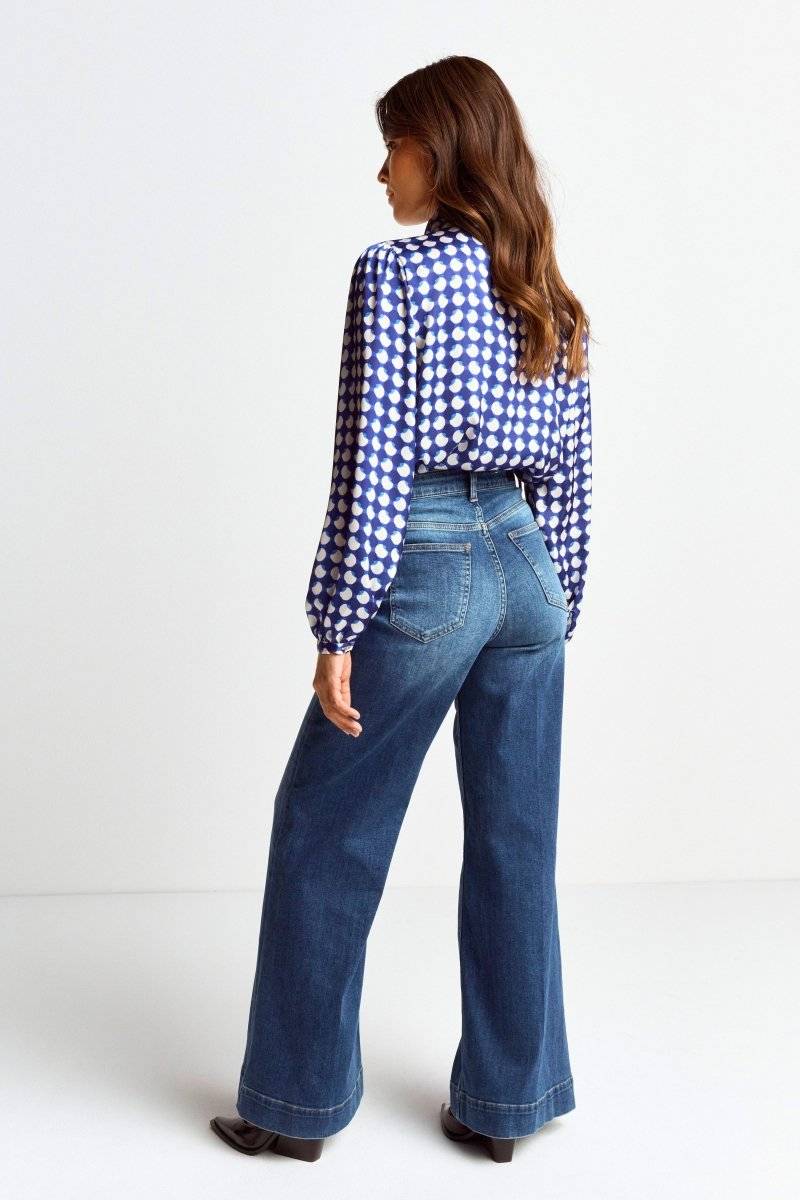 Eich & Royal Schluppenbluse mit Frill-Kragen Valentinstagsangebot
