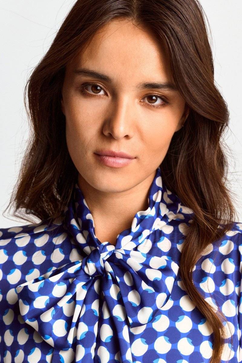 Eich & Royal Schluppenbluse mit Frill-Kragen Valentinstagsangebot