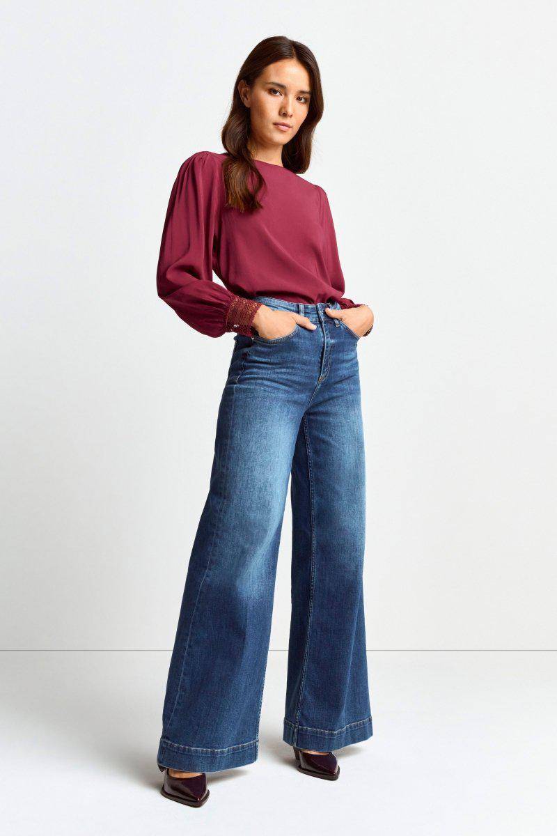 Eich & Royal Bluse mit Manschetten aus Spitze Neueste Mode