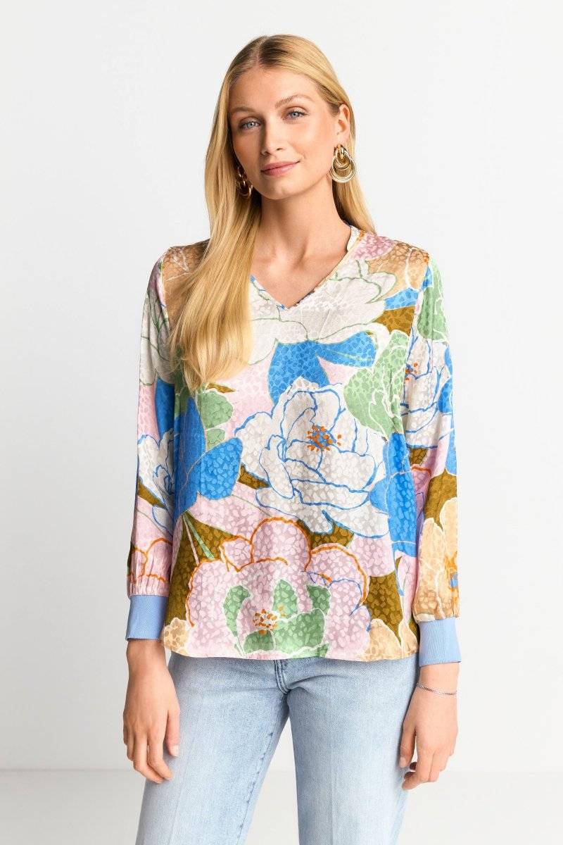 Eich & Royal Bluse mit floralem Print Zeitlich begrenztes Angebot