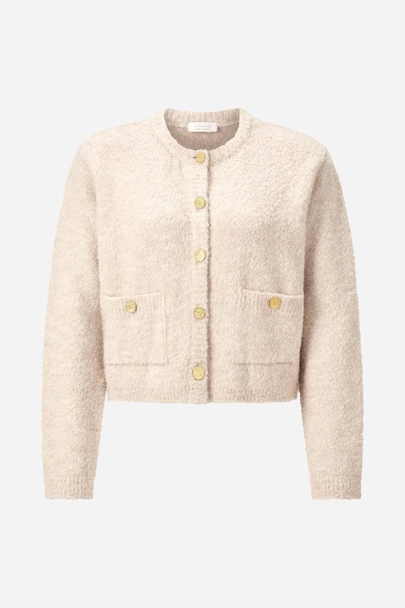 Eich & Royal Cardigan mit goldfarbenen Knöpfen Bis zu 55% Rabatt