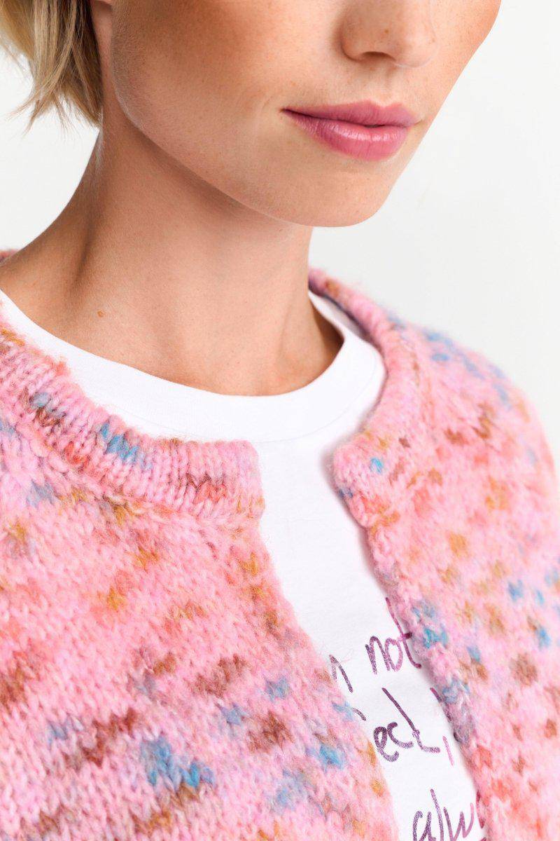 Eich & Royal Cardigan in zartem Pink Clearance-Verkauf