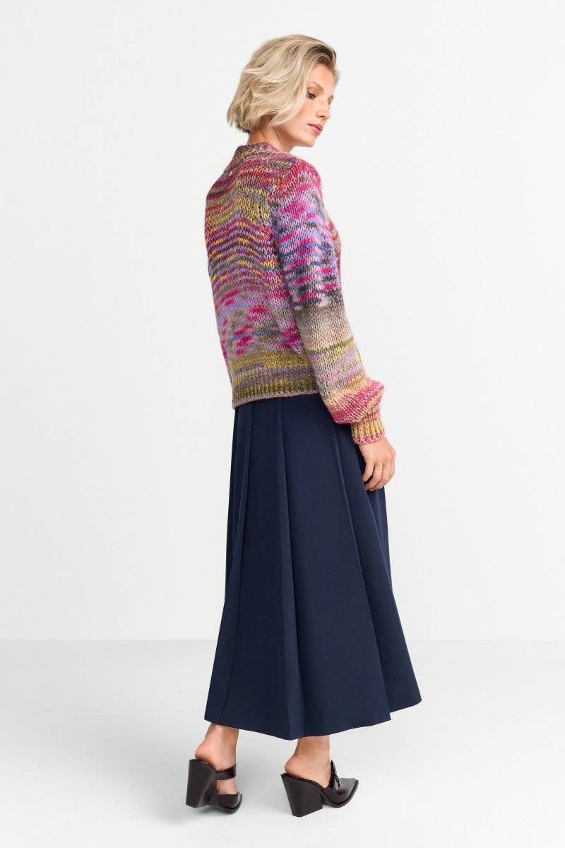 Eich & Royal Pullover aus buntem Melange-Strick Rabatte dieses Monats