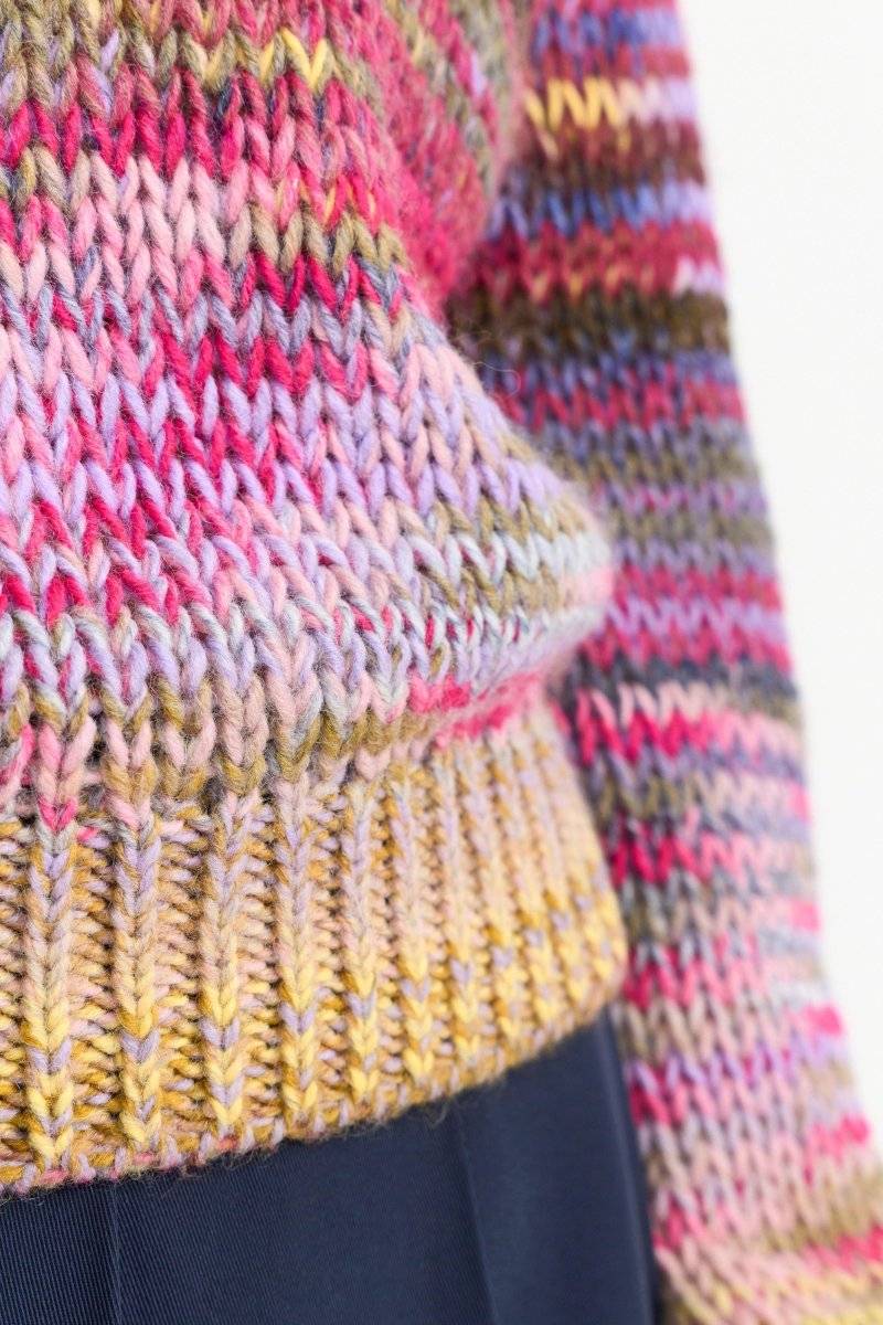 Eich & Royal Pullover aus buntem Melange-Strick Rabatte dieses Monats