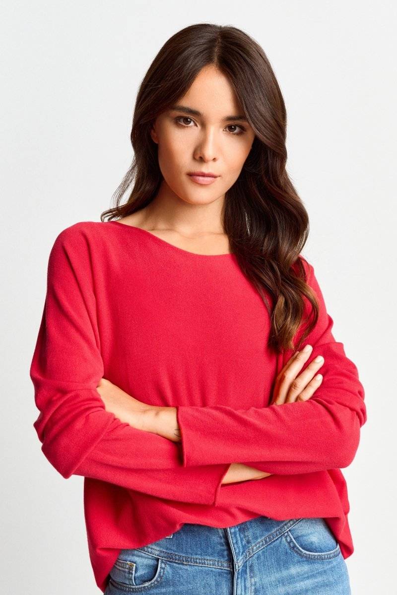 Eich & Royal Pullover mit U-Boot-Ausschnitt Meist gekauft