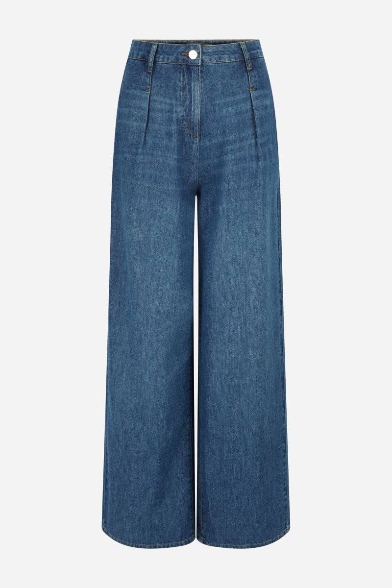 Eich & Royal Wide Leg Denim mit hoher Taille Super Rabatt